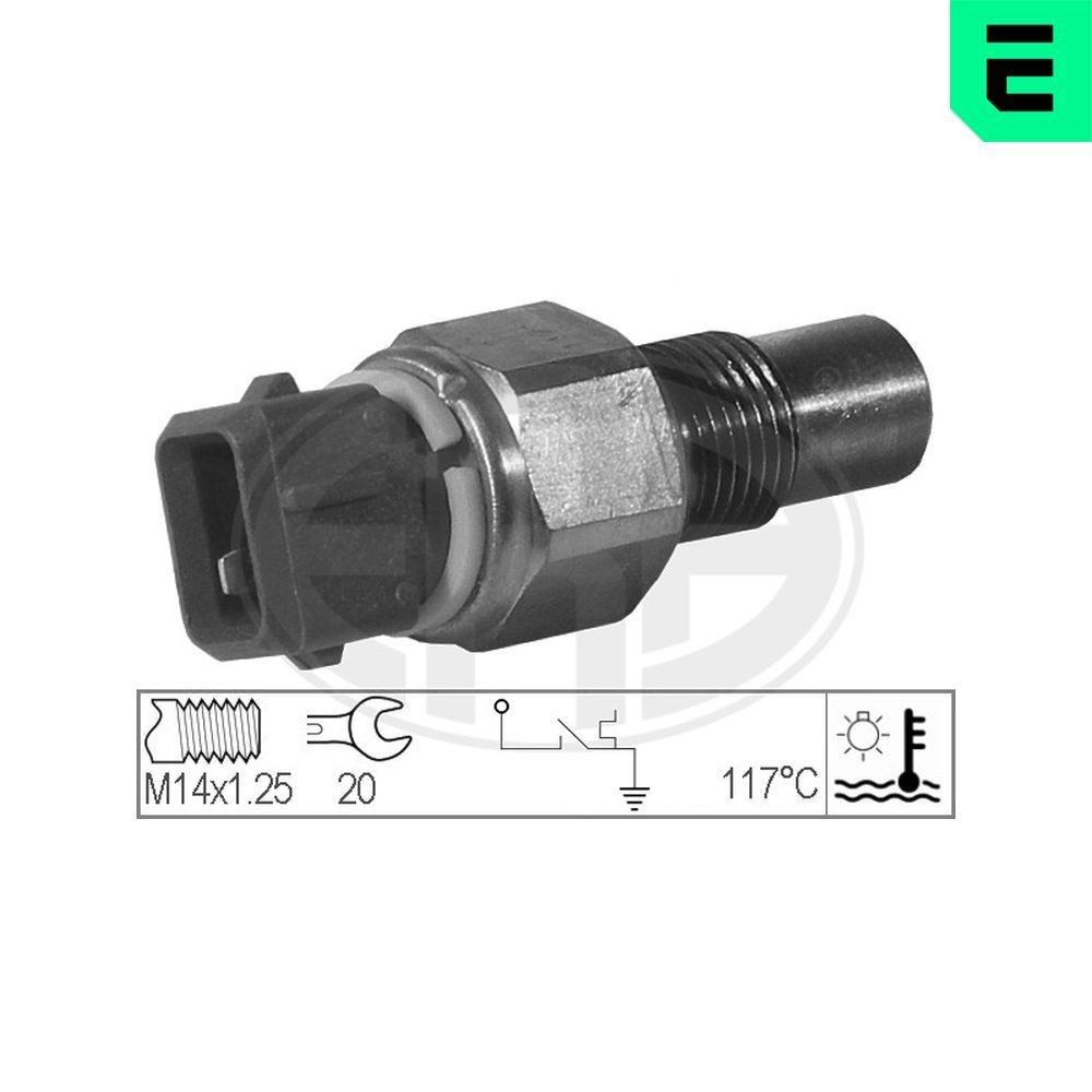 ERA Sensor, kylmedietemperatur 330160 HYUNDAI Kona Skåpbil / SUV (OS) Kylvätsketemperatur sensor ERA 330160