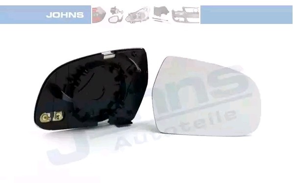 JOHNS Spoguļstikls, Ārējais atpakaļskata spogulis 13 12 38-89 JOHNS 13 12 38-89 orģinālās Spoguļstikls Audi A5 8ta cena
