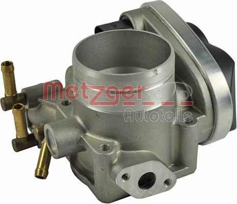 Drosselklappenstutzen METZGER 0892097 METZGER 0892097 VW CADDY 2008 Saugrohrklappe