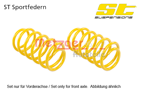 METZGER Fjærsett 128280367 128280367 Sportsunderstell VW TOURAN METZGER