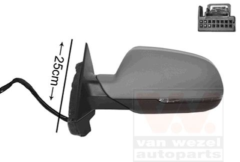 VAN WEZEL Εξωτερικός καθρέπτης 0338805 VAN WEZEL 0338805 Εξωτερικός καθρέπτης