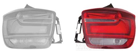 VAN WEZEL Achterlicht 0633934 Achterlampen BMW F20 0633934 VAN WEZEL