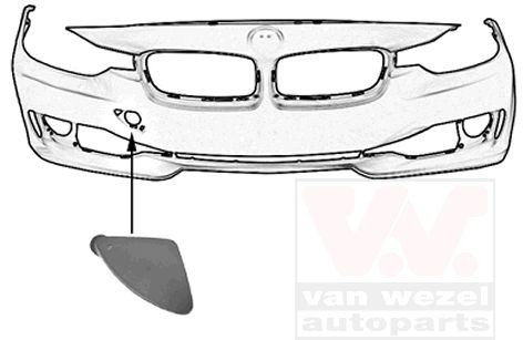 VAN WEZEL Ribalta, Gancio traino 0670587 VAN WEZEL 0670587 Tappo gancio traino BMW E34 Touring prezzo