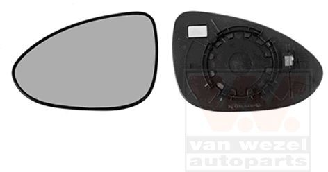 VAN WEZEL Sklo vonkajżieho zrkadla 0817831 Sklo zrkadla CHEVROLET VAN WEZEL 0817831