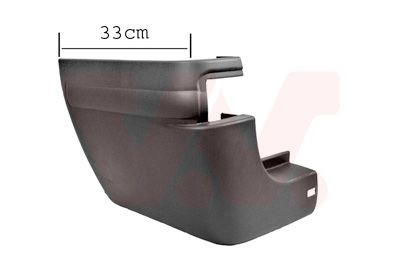 VAN WEZEL Stötfångare 1898537 VAN WEZEL 1898537 kofångare Ford Transit mk5 Skåpbil pris