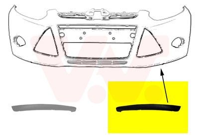 VAN WEZEL Frontspoiler 1945501 Front spoiler LANCIA VAN WEZEL 1945501