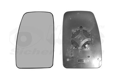 VAN WEZEL Sklo vonkajżieho zrkadla 3799835 Spätné zrkadlo VAN WEZEL Opel SENATOR 3799835