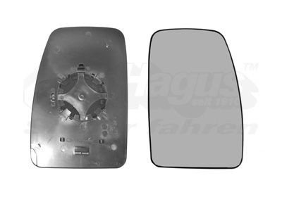 VAN WEZEL Spoguļstikls, Ārējais atpakaļskata spogulis 3799836 3799836 Atpakaļskata spogulis OPEL AGILA VAN WEZEL