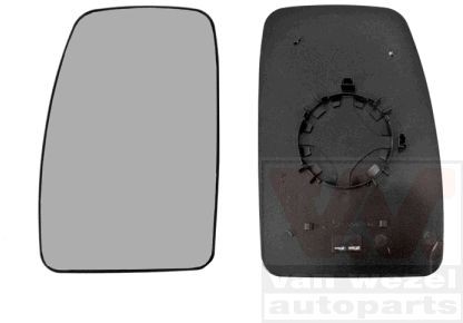 VAN WEZEL Vetro specchio, specchio esterno 3799837 Vetro specchio Nissan C13 3799837 VAN WEZEL