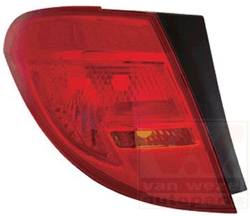 Takavalo VAN WEZEL 3860931 OPEL MERIVA 2007 Takavalot VAN WEZEL 3860931