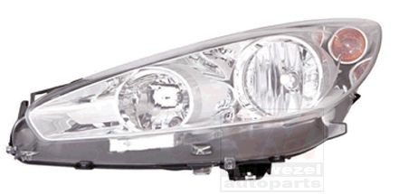 VAN WEZEL Headlight 4014961 VAN WEZEL 4014961 Peugeot 308 CC headlights replacement