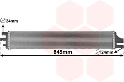 VAN WEZEL Radiatore motore 43002559 43002559 Radiatore VAN WEZEL NISSAN SKYLINE costo