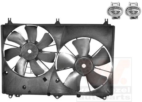 Fan, radiator VAN WEZEL 5250749 VAN WEZEL 5250749 2012 SUZUKI WAGON R+ radiator fan replacement