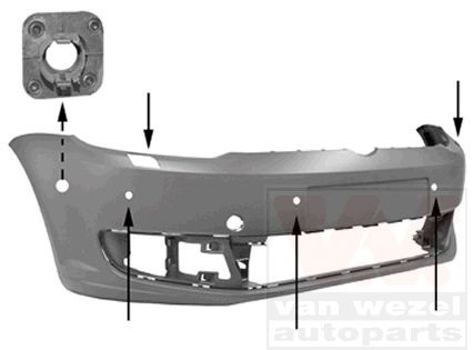 Støtfanger VAN WEZEL 5735577 VAN WEZEL 5735577: Støtfanger Volkswagen TOURAN 2013