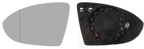 VAN WEZEL Backspegelglas 5766837 5766837 VAN WEZEL sidospegelglas SAAB 9-3