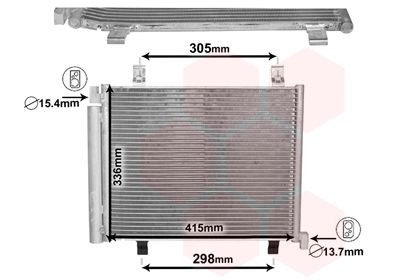 VAN WEZEL Condenseur, climatisation 58005327 VAN WEZEL 58005327 d'origine Condenseur de clim KIA SOUL prix