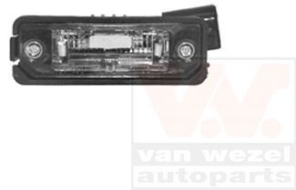 VAN WEZEL Luz de chapa de matrícula 5894920 VAN WEZEL 5894920 originais Luz de matricula Seat Exeo st custo