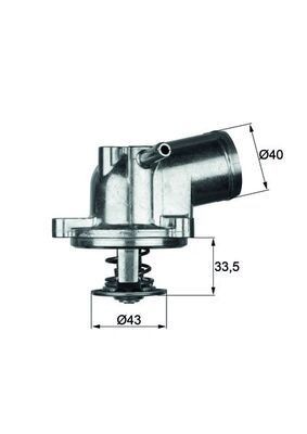 MAHLE Thermostat d'eau TI 21 87 MAHLE TI 21 87 d'origine Calorstat Mercedes W202 coût