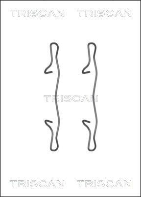 TRISCAN Kit de acessórios, pastilhas de travão 8105 101654 TRISCAN 8105 101654 Kit de acessórios, pastilhas de travão Skoda Superb 3v5 originais preço