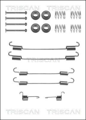 TRISCAN Kit de acessórios, maxilas do travão 8105 102579 TRISCAN 8105102579 Kit de acessórios maxilas do travão Peugeot 406 Coupe preço