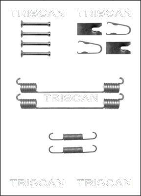 TRISCAN Tilbehørsett, bremsesko 8105 102612 TRISCAN 8105 102612 Tilbehørsett bremsesko Opel Combo D Tour originale pris