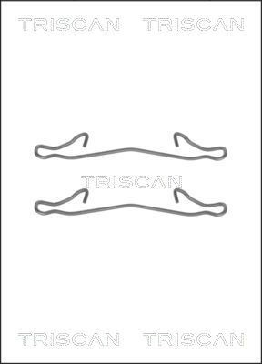 TRISCAN Sada príslużenstva oblożenia kotúčovej brzdy 8105 161563 Sada príslużenstva oblożenia kotúčovej brzdy TRISCAN MINI 8105 161563