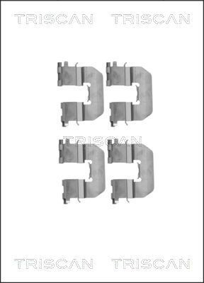 TRISCAN Accessoireset, schijfremblok 8105 181013 Accessoireset, schijfremblok TRISCAN 205 8105 181013 goedkoop