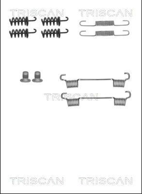 TRISCAN Monteringssats, bromsbackar 8105 232564 ISUZU monteringssats bromsbackar TRISCAN 8105 232564