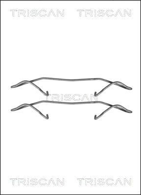 TRISCAN Accessoireset, schijfremblok 8105 241598 8105 241598 Accessoireset, schijfremblok PEUGEOT 205 TRISCAN