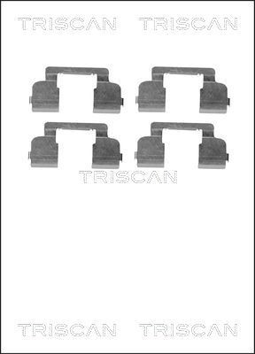 TRISCAN Accessoireset, schijfremblok 8105 251597 TRISCAN 8105251597 Accessoireset, schijfremblok Renault Symbol Thalia prijs