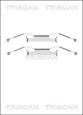 TRISCAN Accessoireset, schijfremblok 8105 291607 TRISCAN 8105291607 Accessoireset, schijfremblok Citroen C4 Grand Picasso MK2 prijs