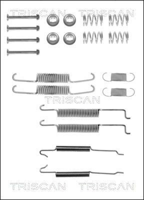 TRISCAN Kit accessori, Ganasce freno 8105 292547 8105 292547 Kit di accessori per ganasce freno TRISCAN MERCEDES-BENZ CLS costo
