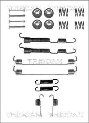 TRISCAN Toebehoren, remschoen 8105 422583 8105 422583 Rem montageset TRISCAN MITSUBISHI PAJERO PININ