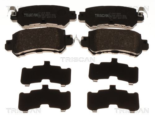 TRISCAN Τακάκια φρένων 8110 50034 Αγωνιστικά τακάκια MAZDA TRISCAN 8110 50034