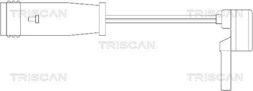 TRISCAN Jogo de contactos avisadores, desgaste pastilhas de travão 8115 23011 8115 23011 Contacto avisador desgaste da pastilha de travão SEAT ATECA TRISCAN