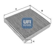 UFI Interieurfilter 54.224.00 UFI Interieurluchtfilter CHEVROLET 54.224.00