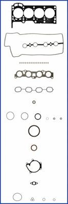 AJUSA Hel packningssats, motor 50322500 Topplockspackning tätning Daihatsu M4_ 50322500 AJUSA