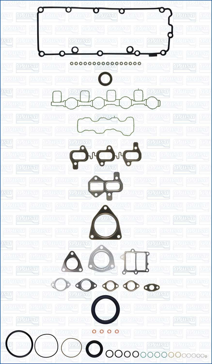 AJUSA Gasket Set, cylinder head 53042100 AJUSA 53042100 Gasket Set, cylinder head AUDI A8 D3 (4E2, 4E8) 4.0 TDI quattro 275 hp 2003