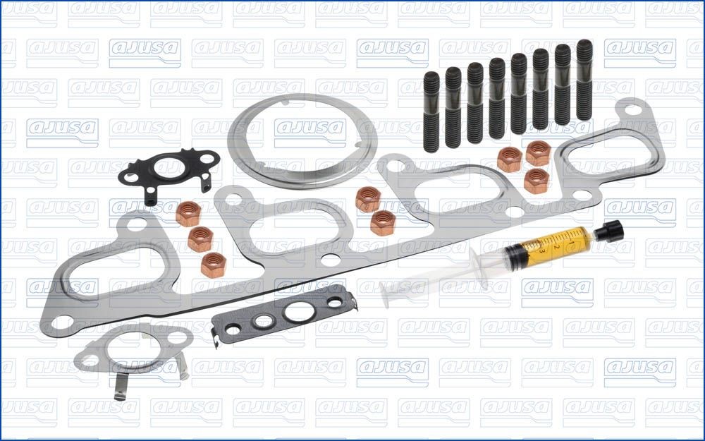 Monteringsats, Turbo AJUSA JTC11620 AJUSA JTC11620 Monteringssats avgassystem Volkswagen POLO 2010