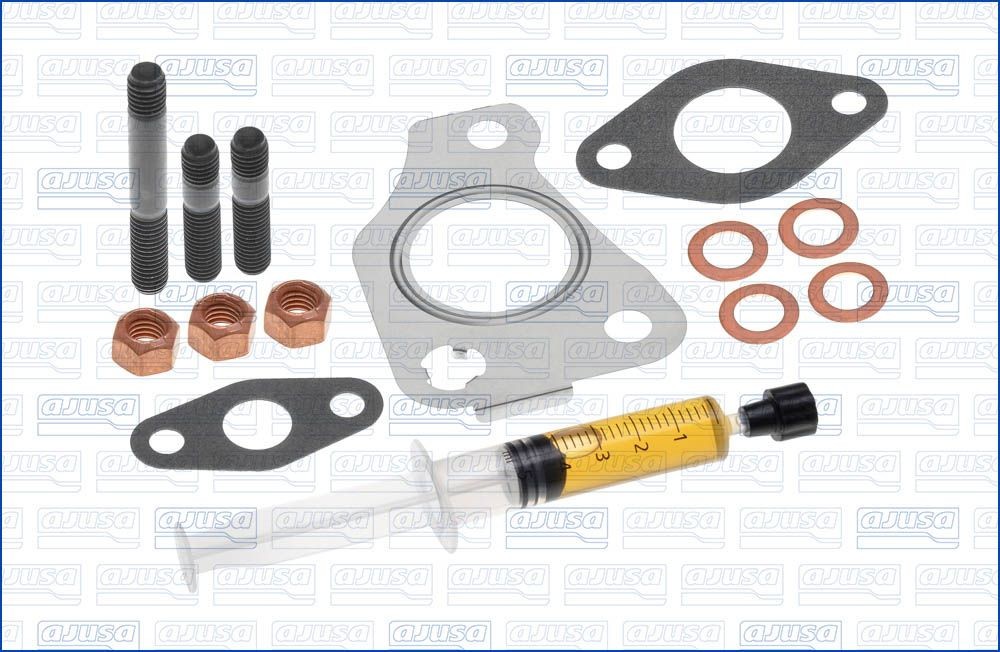 AJUSA Kit de montagem, turbocompressor JTC11722 Kit de montagem sistema de escape AJUSA Alfa Romeo 145 JTC11722