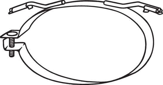 BOSAL Holder, udstødningssystem 251-901 Holder udstødningssystem BOSAL Saab 99 251-901