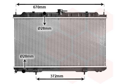 VAN WEZEL Radiator, motorkjøling 13002245 VAN WEZEL 13002245 Radiator motor Nissan Almera n16 originale pris