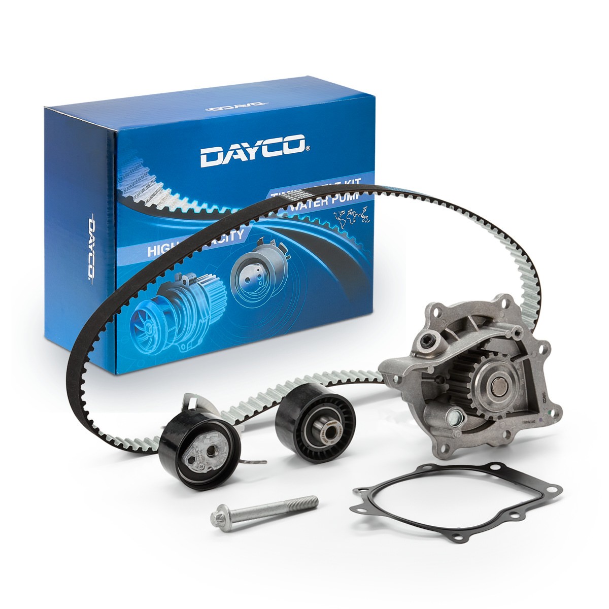 DAYCO Vodné čerpadlo + sada ozubeného remeňa KTBWP7150 DAYCO KTBWP7150 Vodné čerpadlo + sada ozubeného remeňa LAND ROVER Range Rover I za nízku cenu