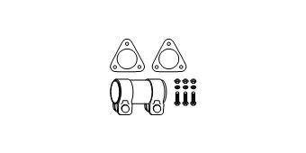 HJS Kit montaggio catalizzatore 82 11 3268 Kit di montaggio catalizzatore Audi 8P1 82 11 3268 HJS