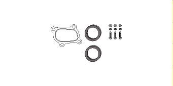 HJS Kit montaggio catalizzatore 82 42 4207 HJS 82 42 4207 Kit di montaggio catalizzatore Nissan Micra K12 originali prezzo