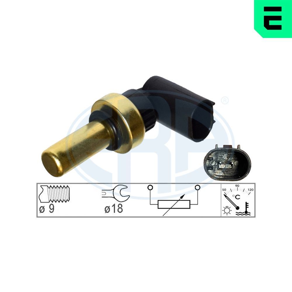 ERA Sensor, temperatura do líquido de refrigeração 330757 ERA 330757 originais Sensor da temperatura do líquido de refrigeração Opel Insignia A Sports Tourer custo