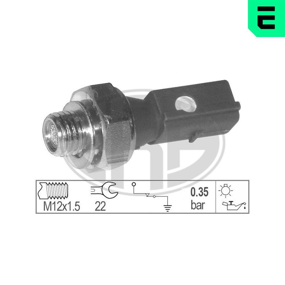 ERA Interruttore di pressione olio 330764 Bulbo pressione olio Mercedes-Benz W169 330764 ERA
