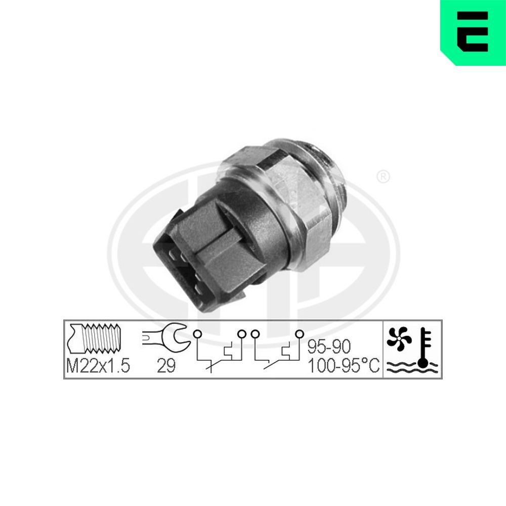 ERA Θερμικός διακόπτης, βεντιλατέρ ψυγείου 330229 ERA 330229 Βαλβίδα βεντιλατέρ Escort Mk6 Sedan (GAL, AFL) τιμες