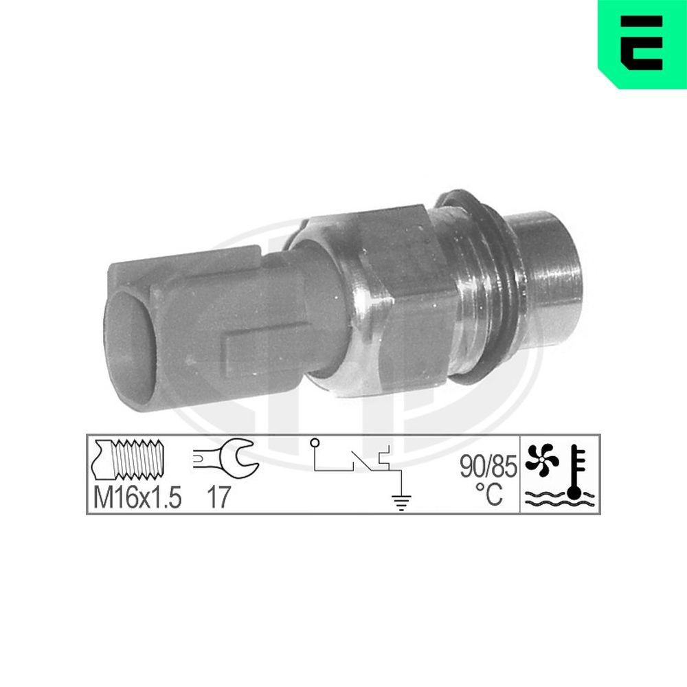 Θερμικός διακόπτης, βεντιλατέρ ψυγείου ERA 330768 ERA 330768: Φούσκα βεντιλατέρ Toyota YARIS 2016