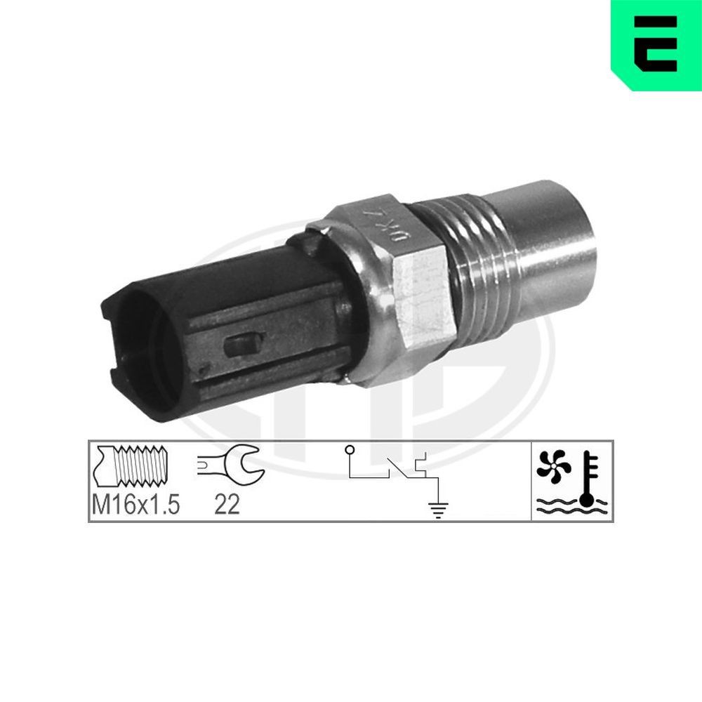 ERA Temperaturkontakt, kølerventilator 330620 ERA 330620 Kia Ceed CD Temperaturkontakt kølerventilator pris